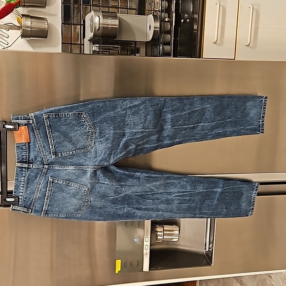 💕ANINE BING💕 Sonya Jean ~ Button Fly Mid Indigo Blue 27 NWOT - Picture 11 of 16